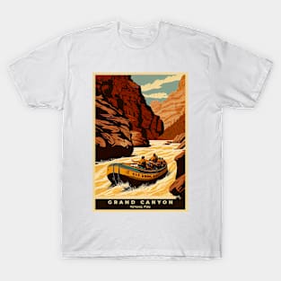 Grand Canyon National Park Vintage Travel Poster T-Shirt